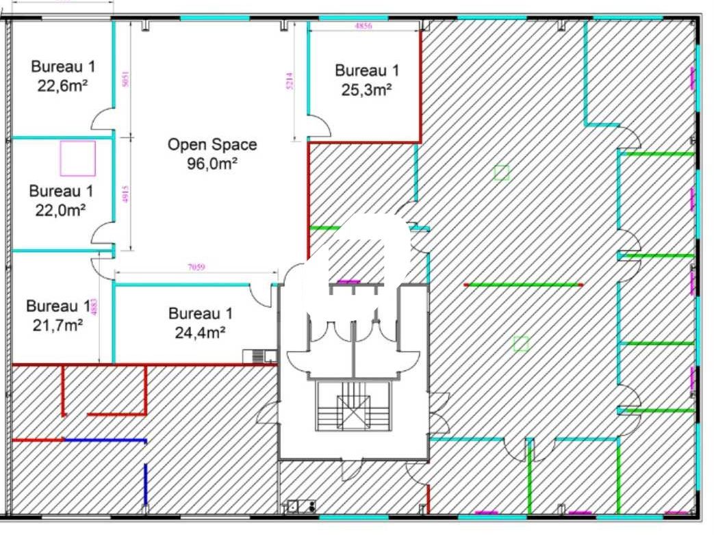 Location entrepots 2500 m² non divisibles
