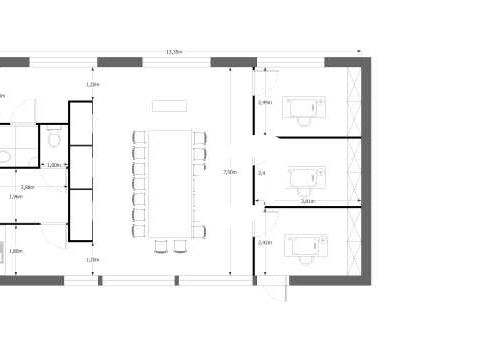 Location bureaux 100 m² non divisibles