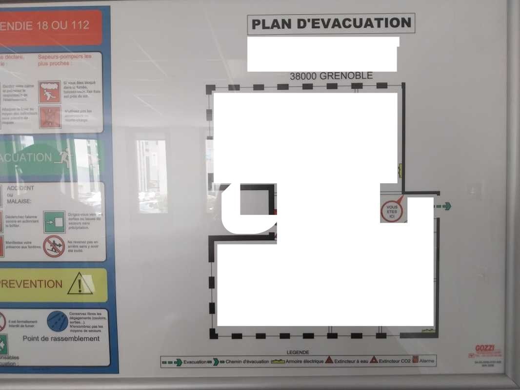 Location bureaux 136 m² non divisibles