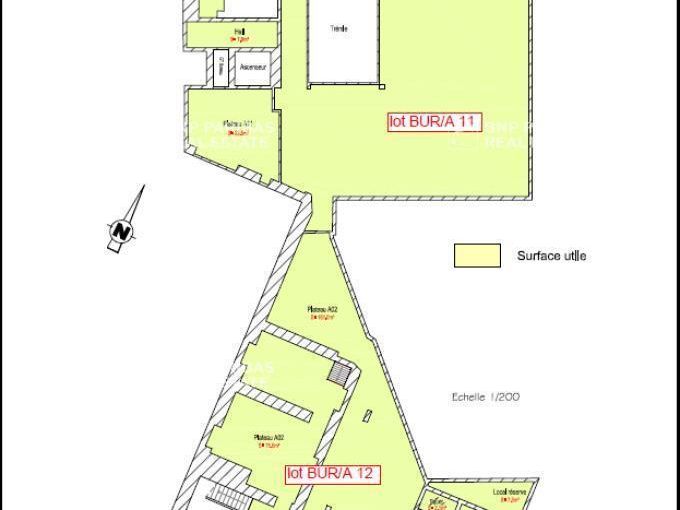 Location Bureaux 769 m² divisibles 59800 Lille