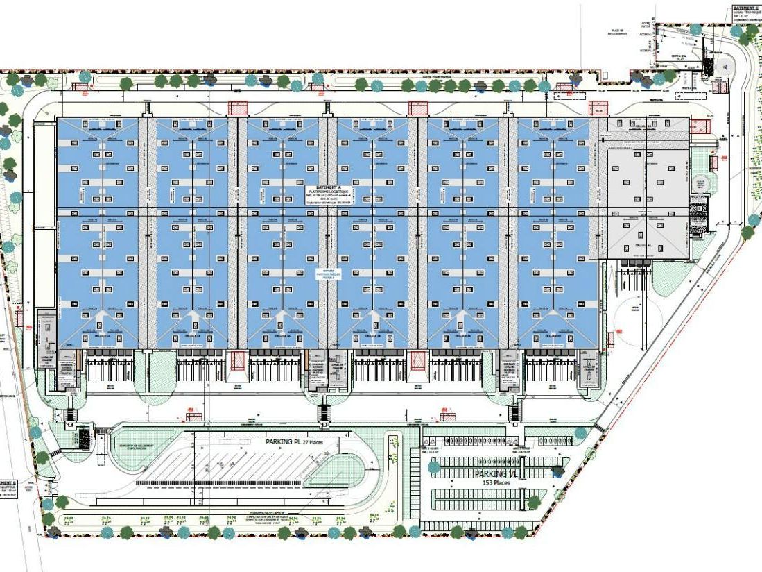 Location Entrepôts classe A 12579.99 m² non divisibles 89340 Villeneuve-la-guyard