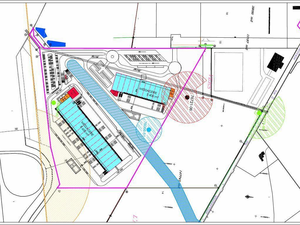Location Entrepôts classe C 9730 m² non divisibles 76890 Beautot