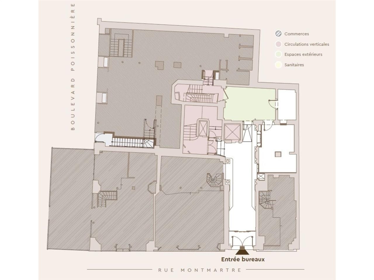 Location Bureaux 2362 m² non divisibles 75009 Paris