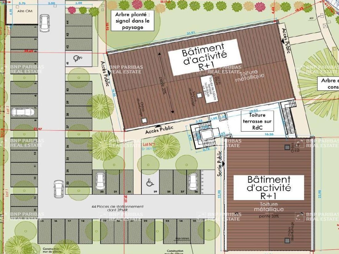 676.43 m² pour ce bureaux en vente à Beauzelle