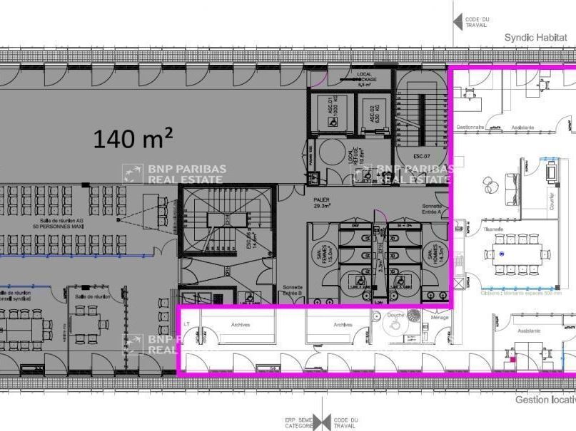 654.9 m² pour ce bureaux en vente à Saint jacques de la lande