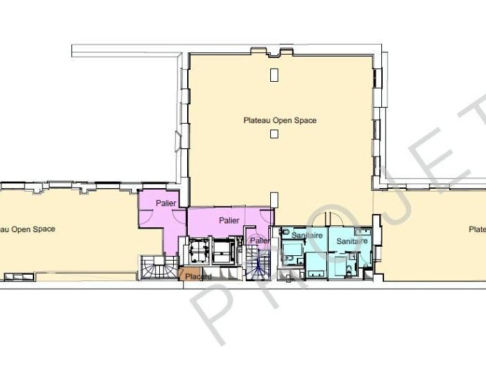 3096.9 m² pour ce bureaux en location à Paris