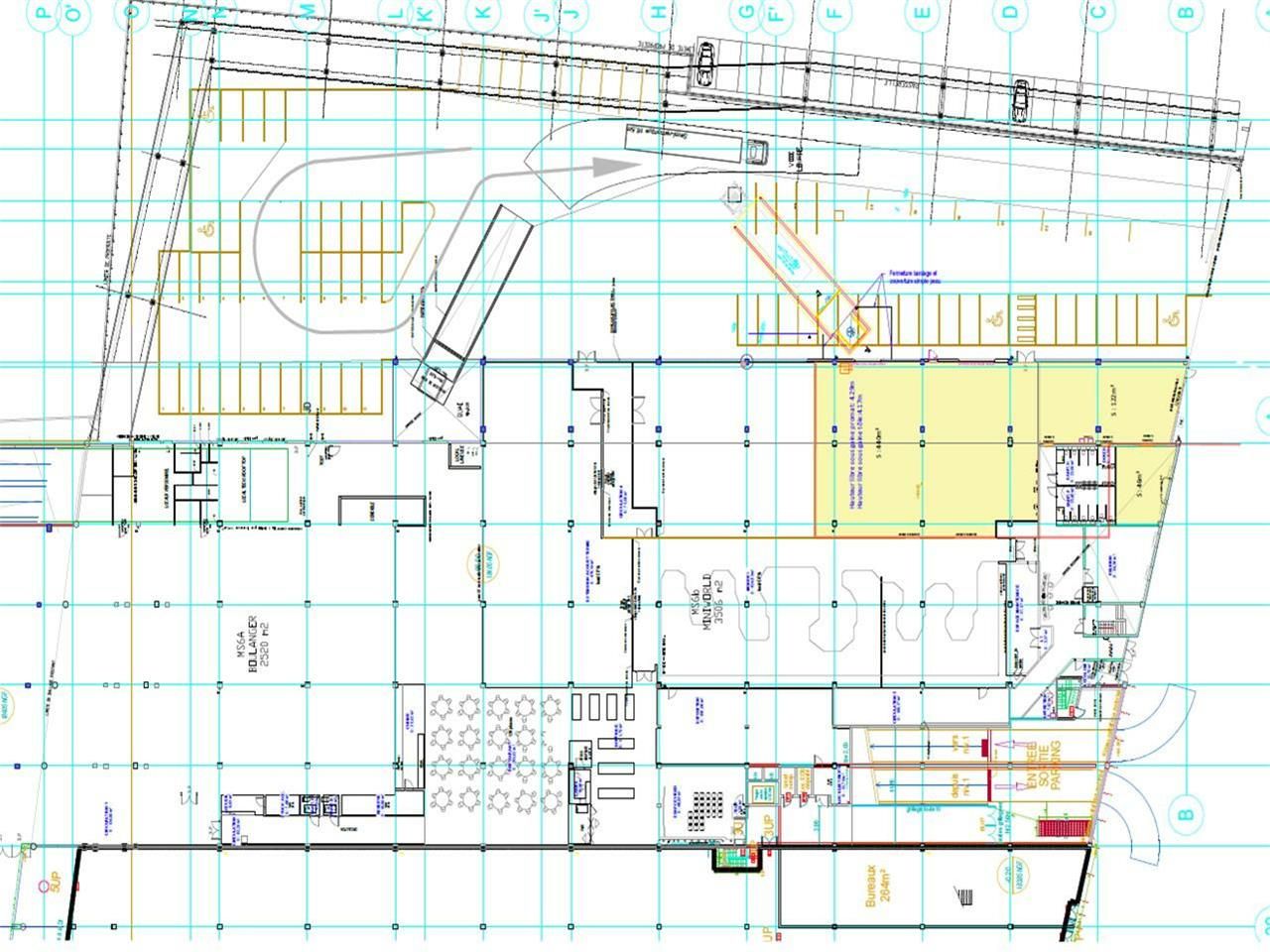 630 m² pour ce activité en location à Vaulx-en-velin