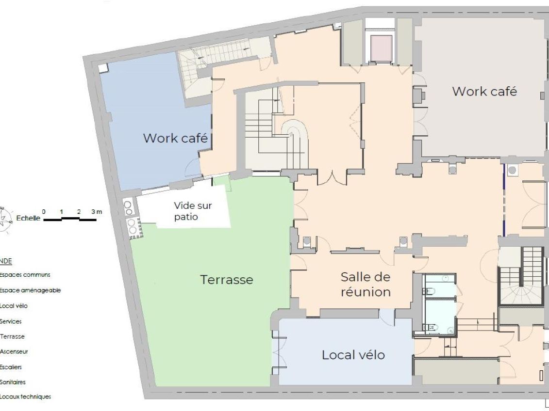 Location Bureaux 2310 m² non divisibles 75008 Paris