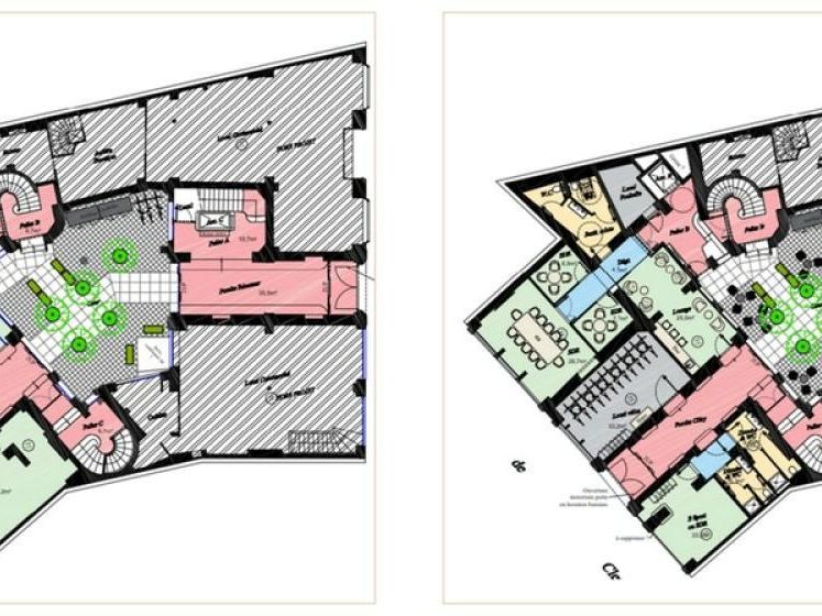 Location Bureaux 1195 m² divisibles 75002 Paris
