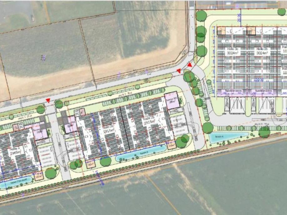 19676 m² pour cetentrepôts classe a en location à Amblainville
