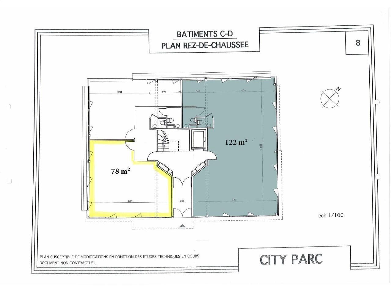 122 m² pour ce bureaux en location à Metz