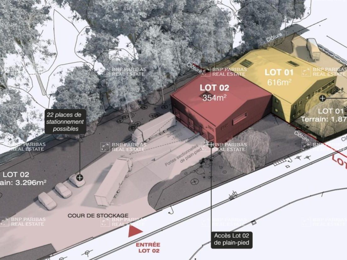 970 m² pour ce activité en vente à Lesquin