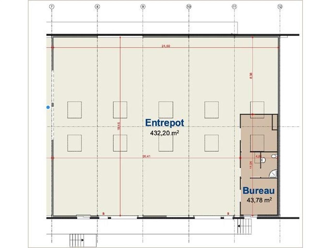 Local d'activités à louer, situé au sud-ouest de 