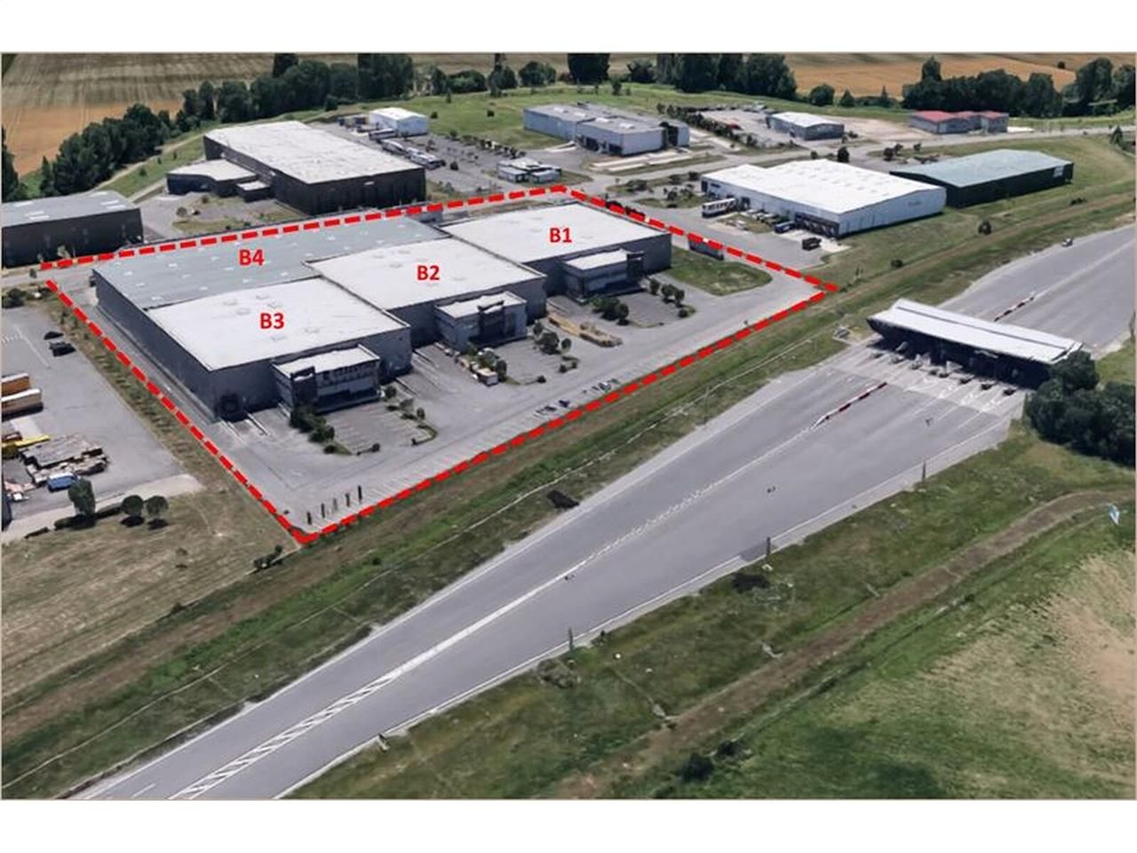 Entrepôts à louer dans la zone logistique d'Euroc