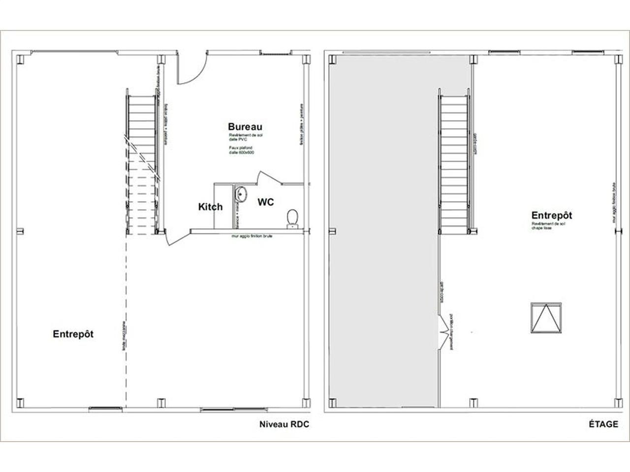 Local d'activités à louer, idéalement situé au no
