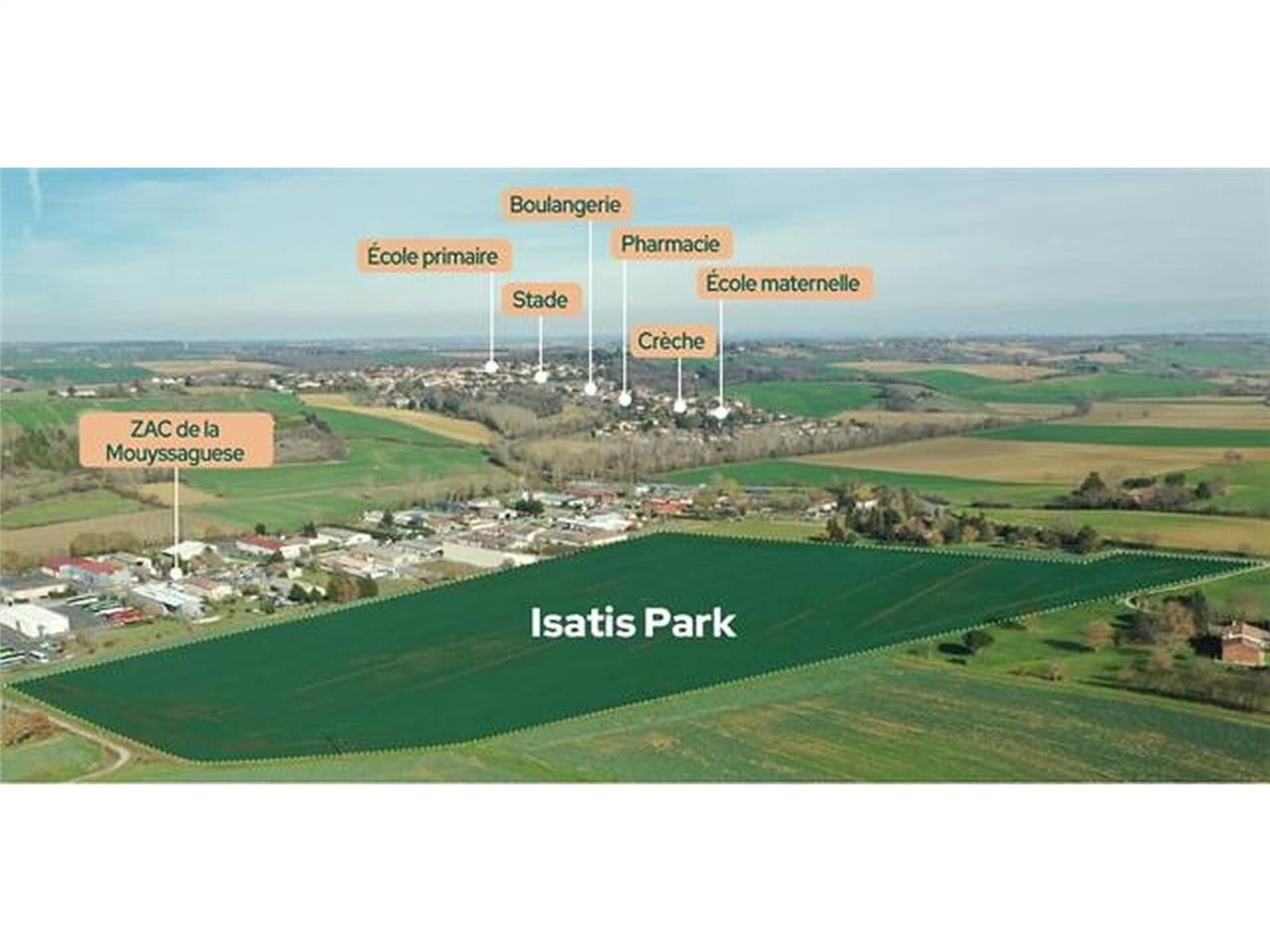 Terrains d'activités à vendre, à l'est de Toulous