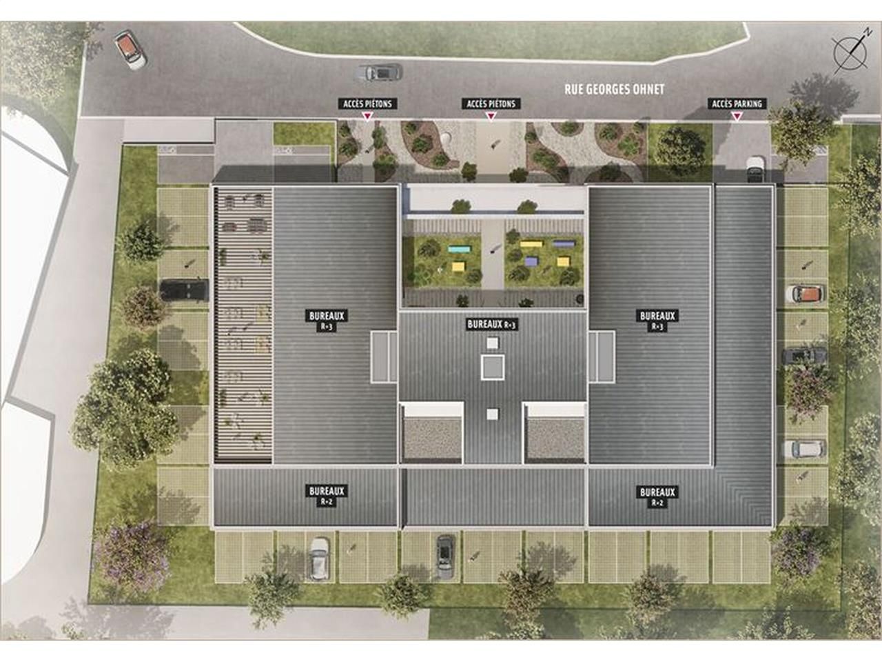 Surfaces de bureaux à vendre dans un immeuble neu