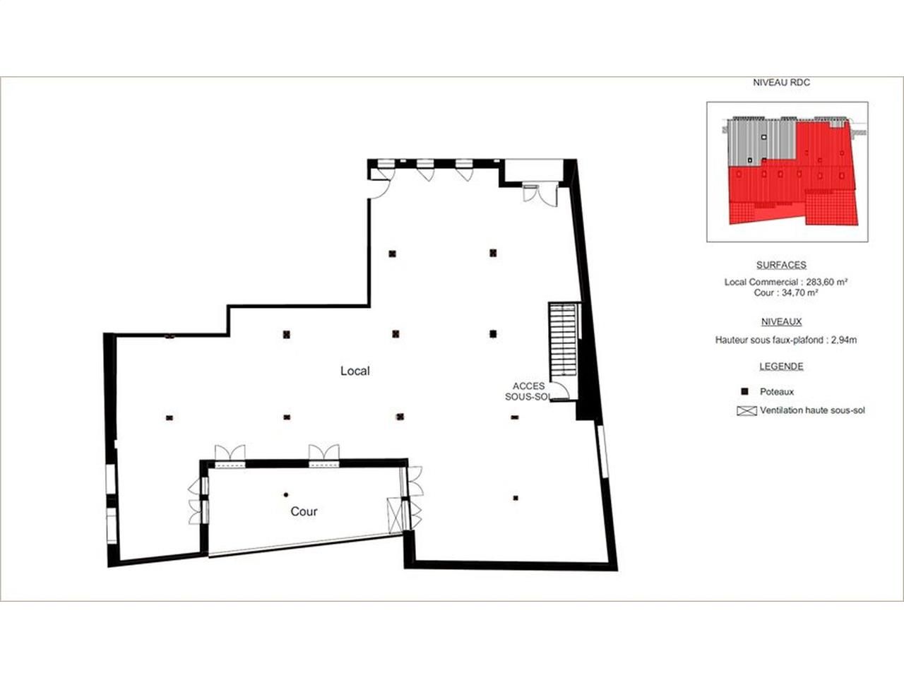 Local commercial / professionel neuf, au coeur du