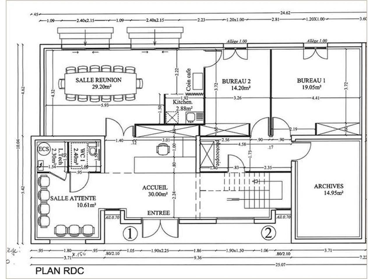 Immeuble de bureaux indépendant de bon standing i