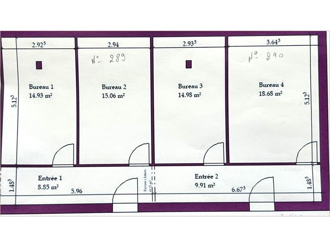 Bureaux rénovés disponibles en location au sein d