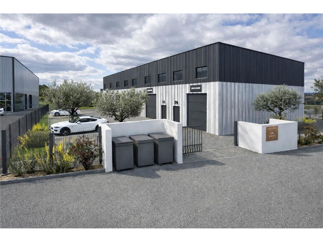 Locaux artisanaux neufs à vendre, situés dans une