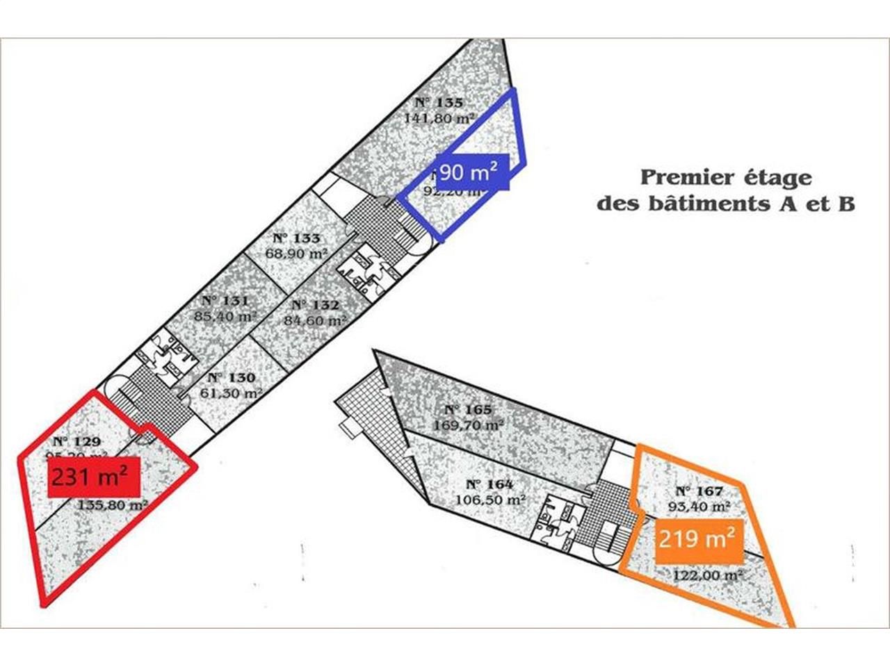 Nous vous proposons des surfaces de bureaux à la 