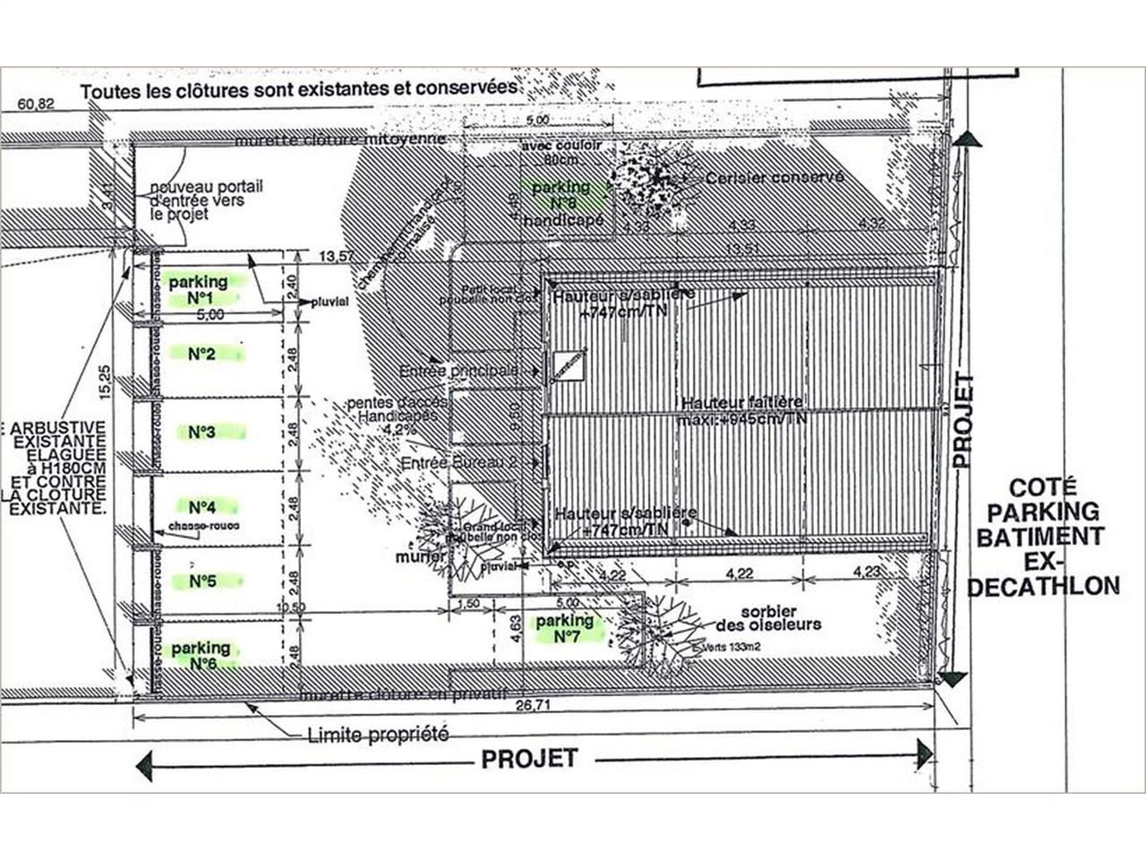 Nous vous proposons une surface de bureaux à la l