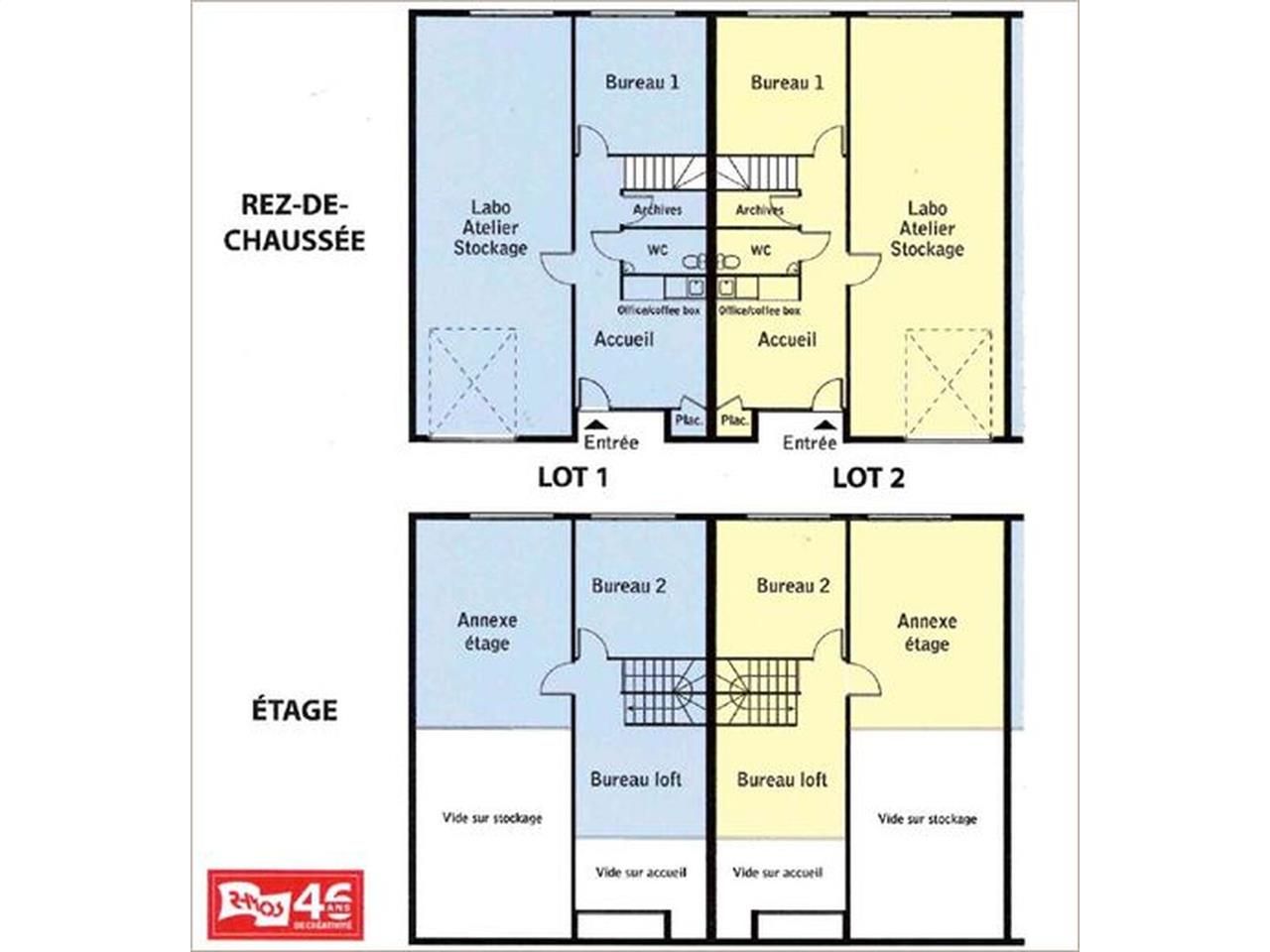 Locaux d'activités en excellent état, idéalement