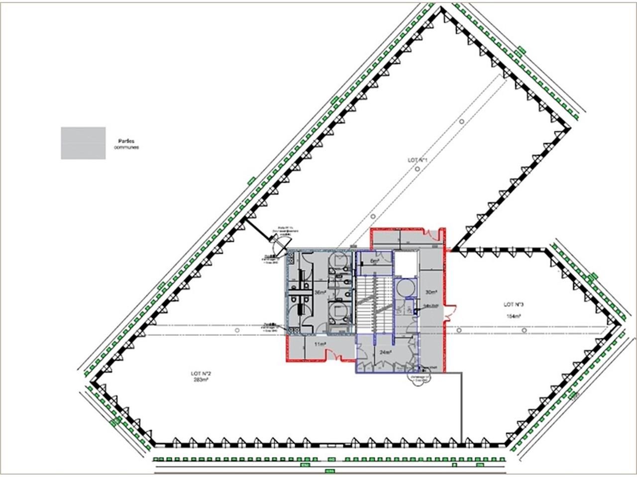 Nous vous proposons une surface de bureaux neuf à