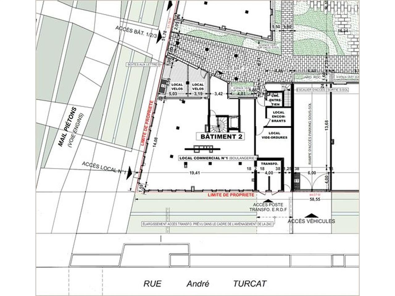 Locaux commerciaux neufs, au coeur de la nouvelle