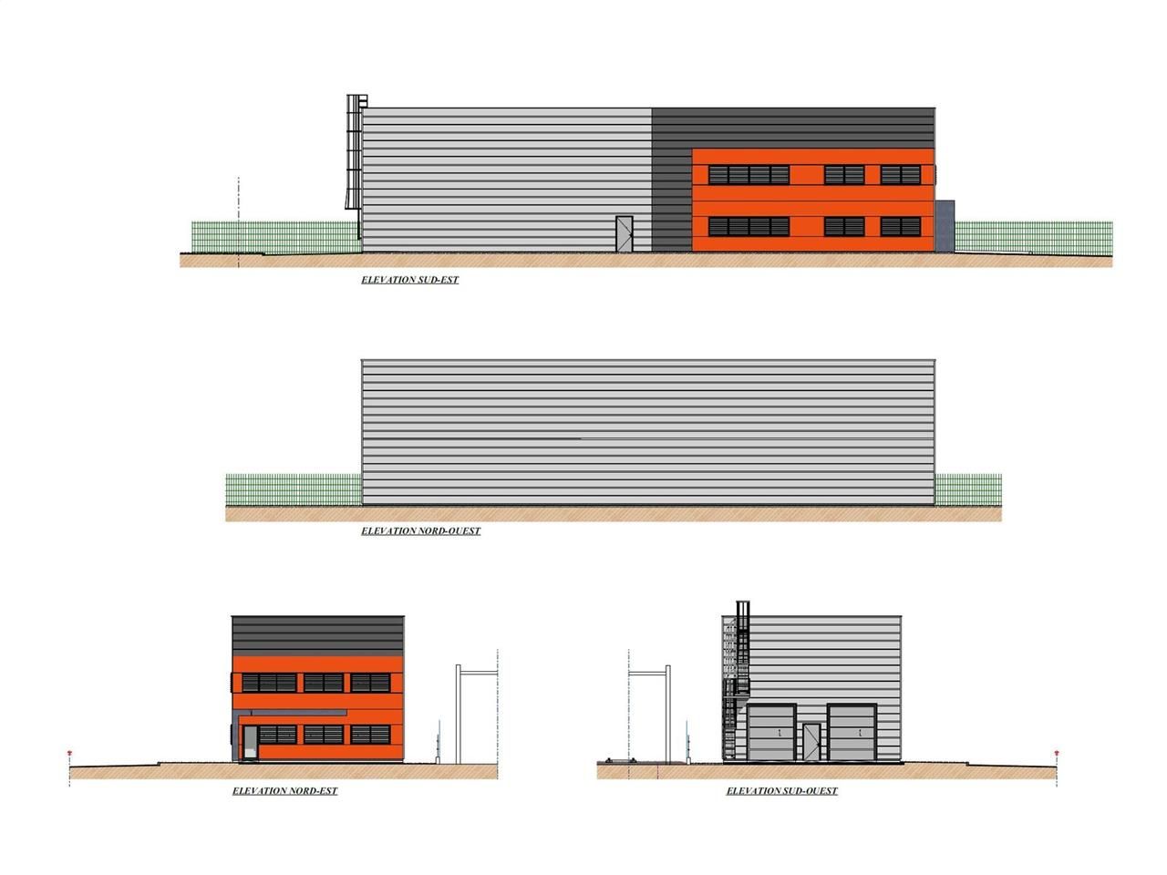 Au sud-ouest de Toulouse., bâtiment d'activités d