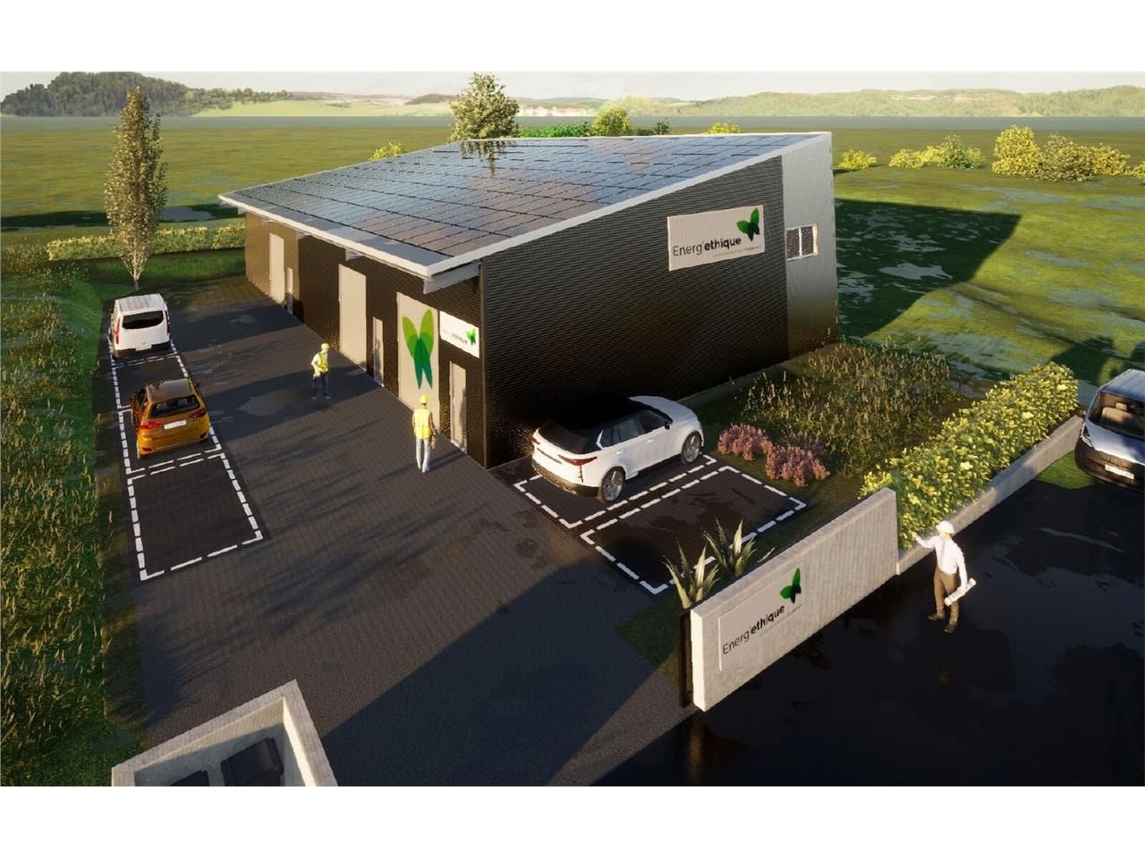 Locaux d'activité modulables à louer, totalisant 