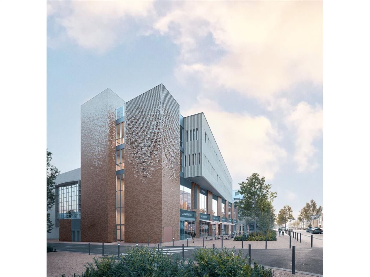 Immeuble de bureaux neufs - TOTEM  Idéalement imp