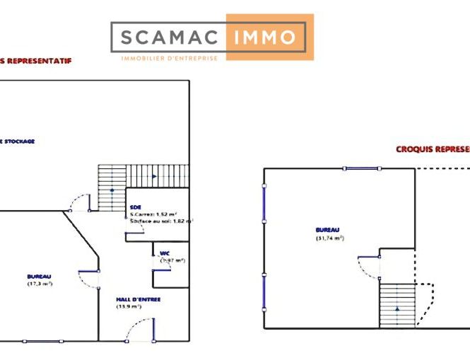 Locaux mixtes de 209m²