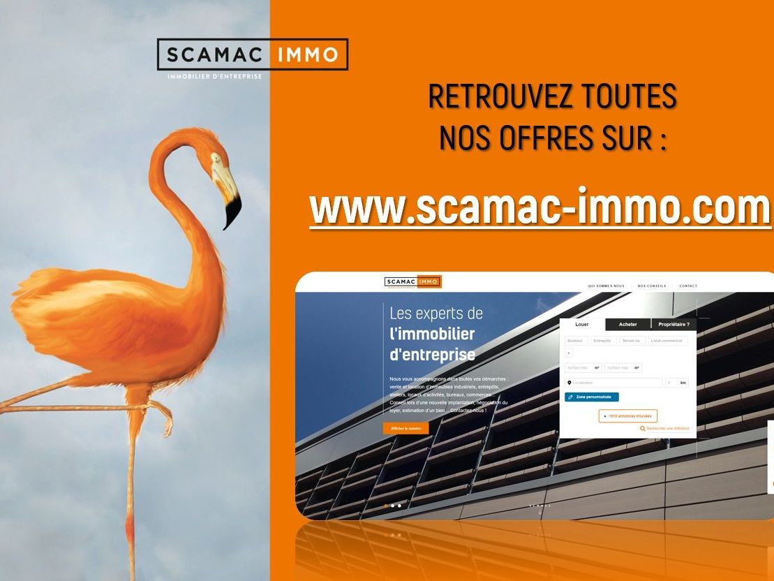 Location Entrepôt 1234 m² non divisibles