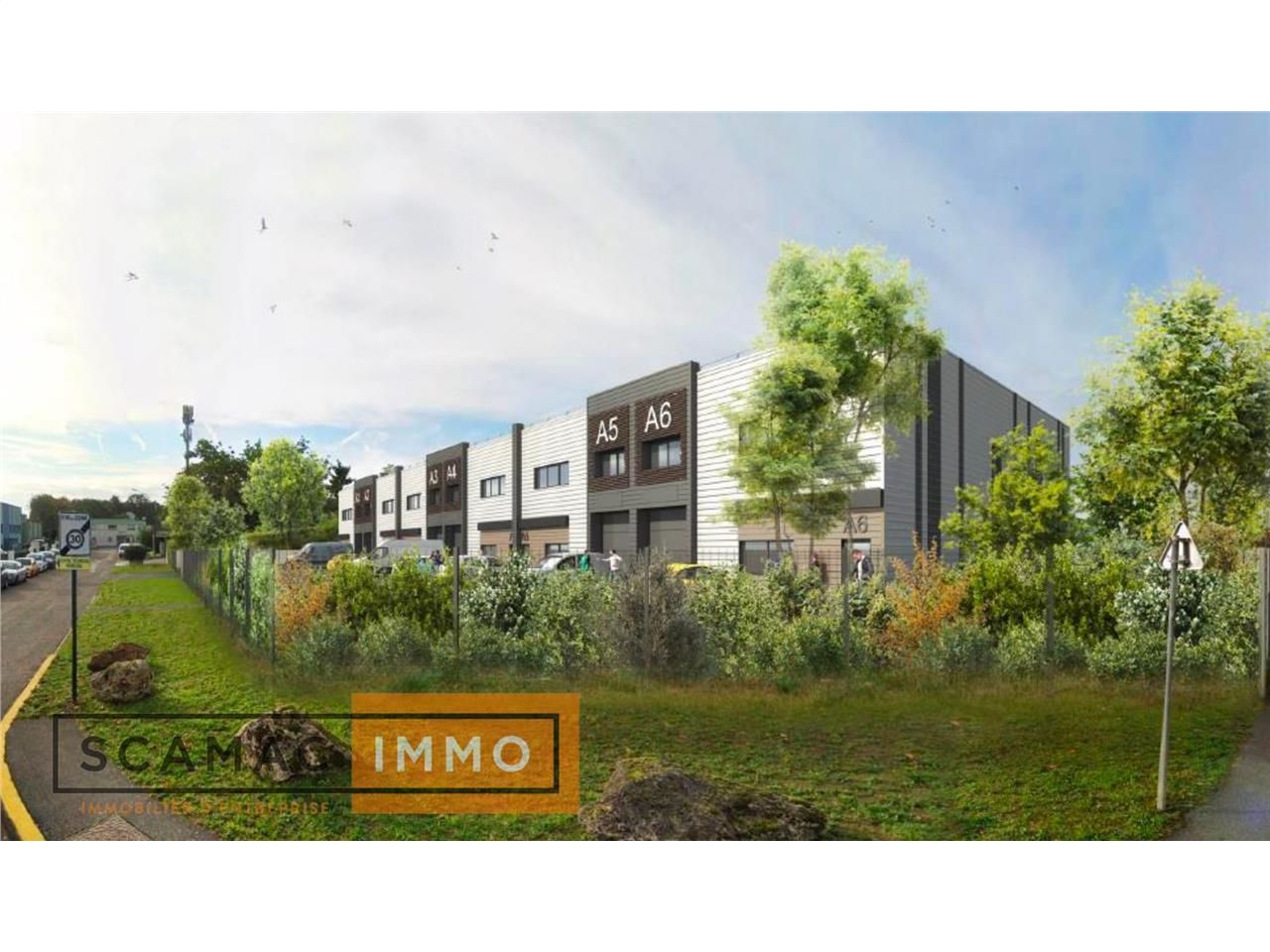 Location Local d'activités 876 m² non divisibles