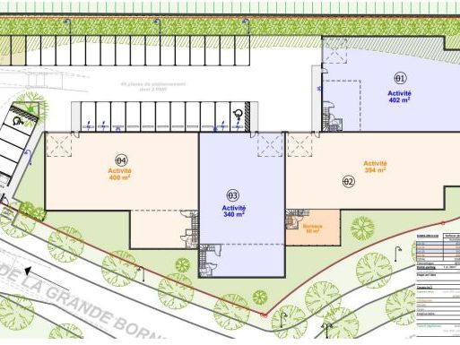 Local d'activités de 964m²