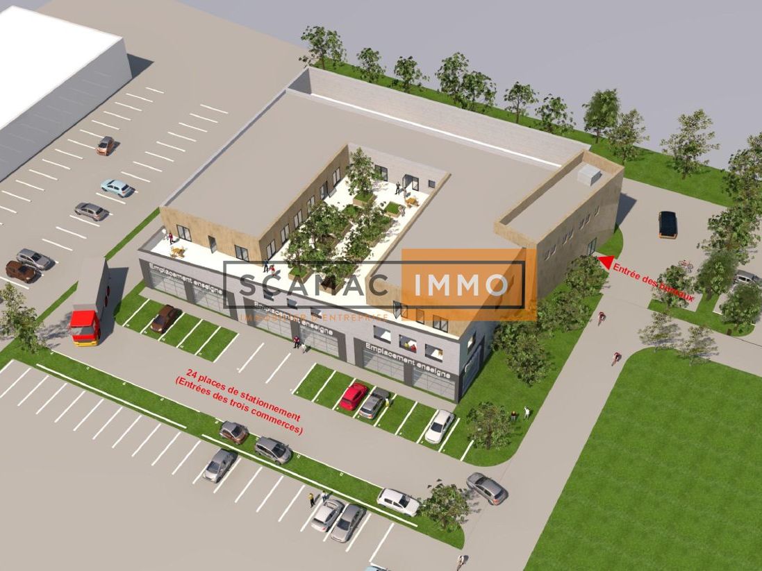 Location Local Commercial 462 m² non divisibles
