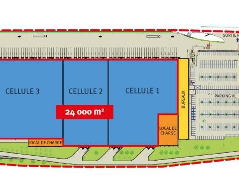 Local d'activités de 27350m²
