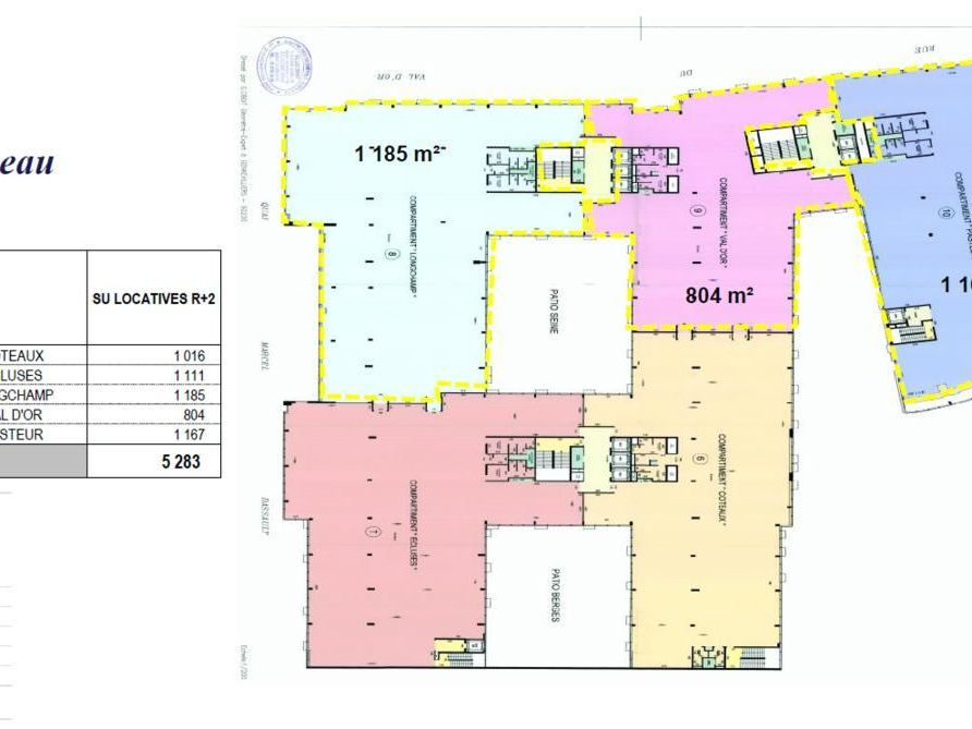 Location Bureaux 17949 m² divisibles 92150 Suresnes