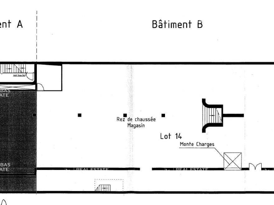 Vente Activité 1092 m² non divisibles 33000 Bordeaux