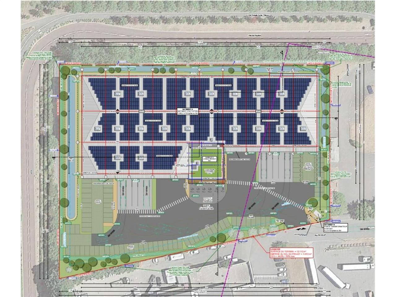 5761.1 m² pour ce activité en location à Tremblay-en-france