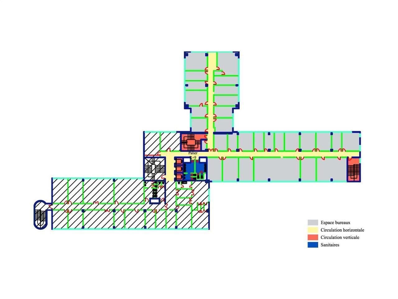 1731 m² pour ce bureaux en location à Guyancourt