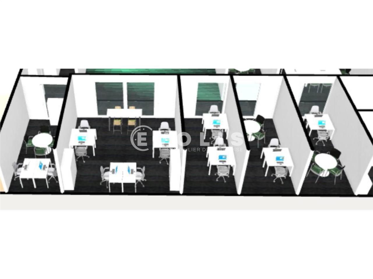 Bureaux fermé Coworking bureaux 0 m² non divisibles