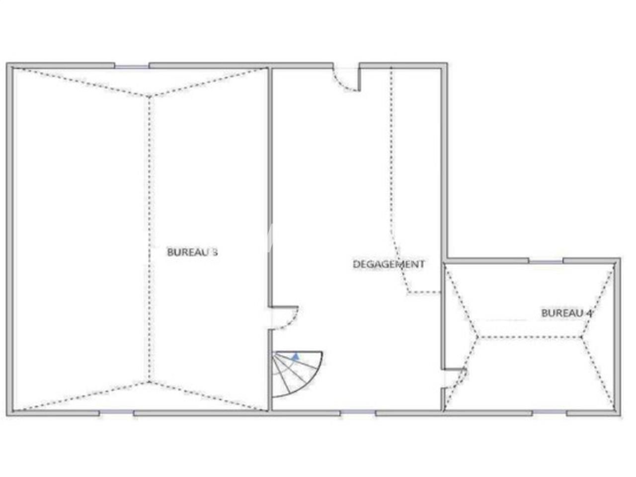 Location bureaux 125 m² non divisibles
