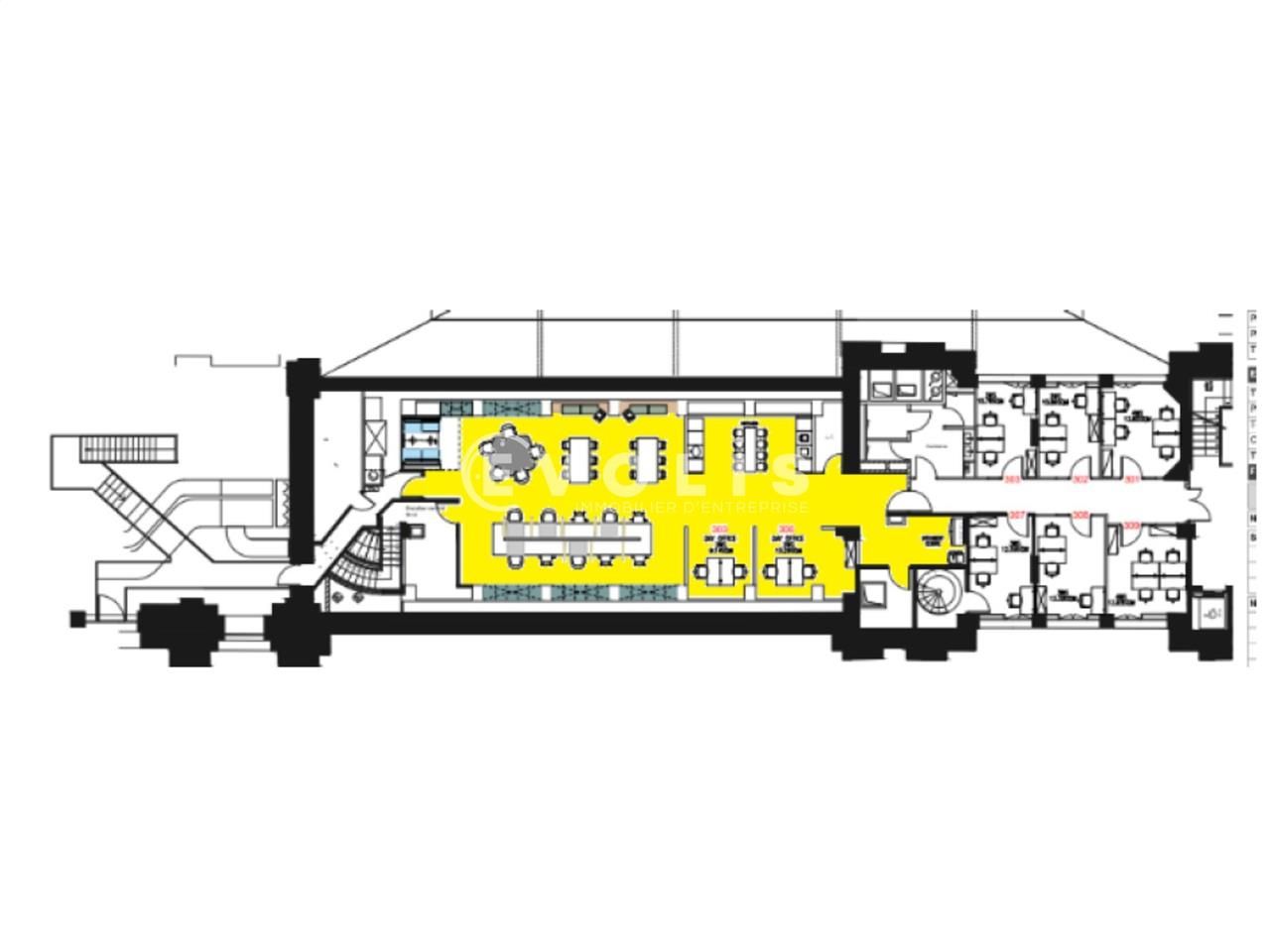 Bureaux partagé Coworking bureaux 0 m² non divisibles