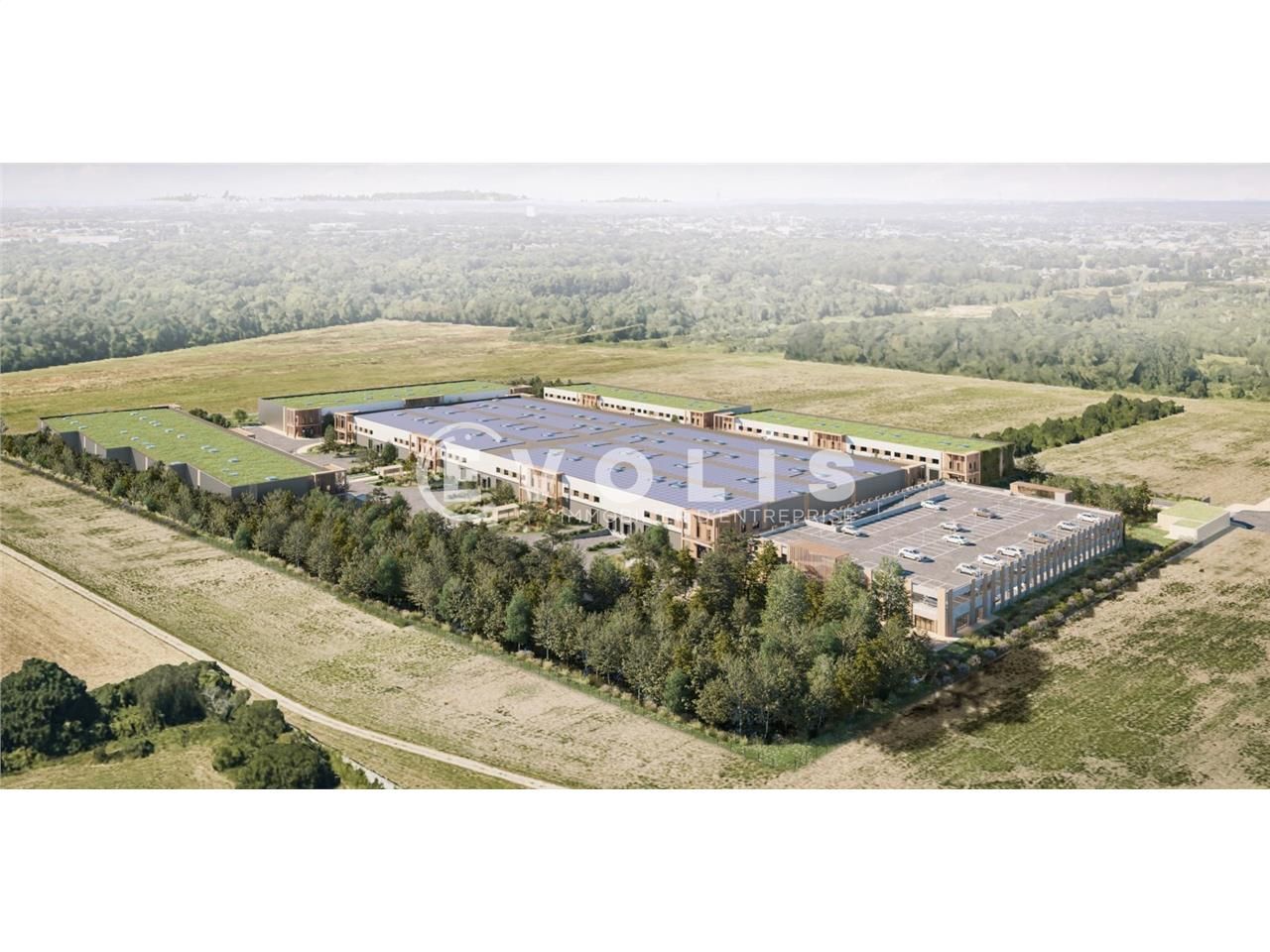 Au coeur de la zone d'activité de Lamirault, à pr