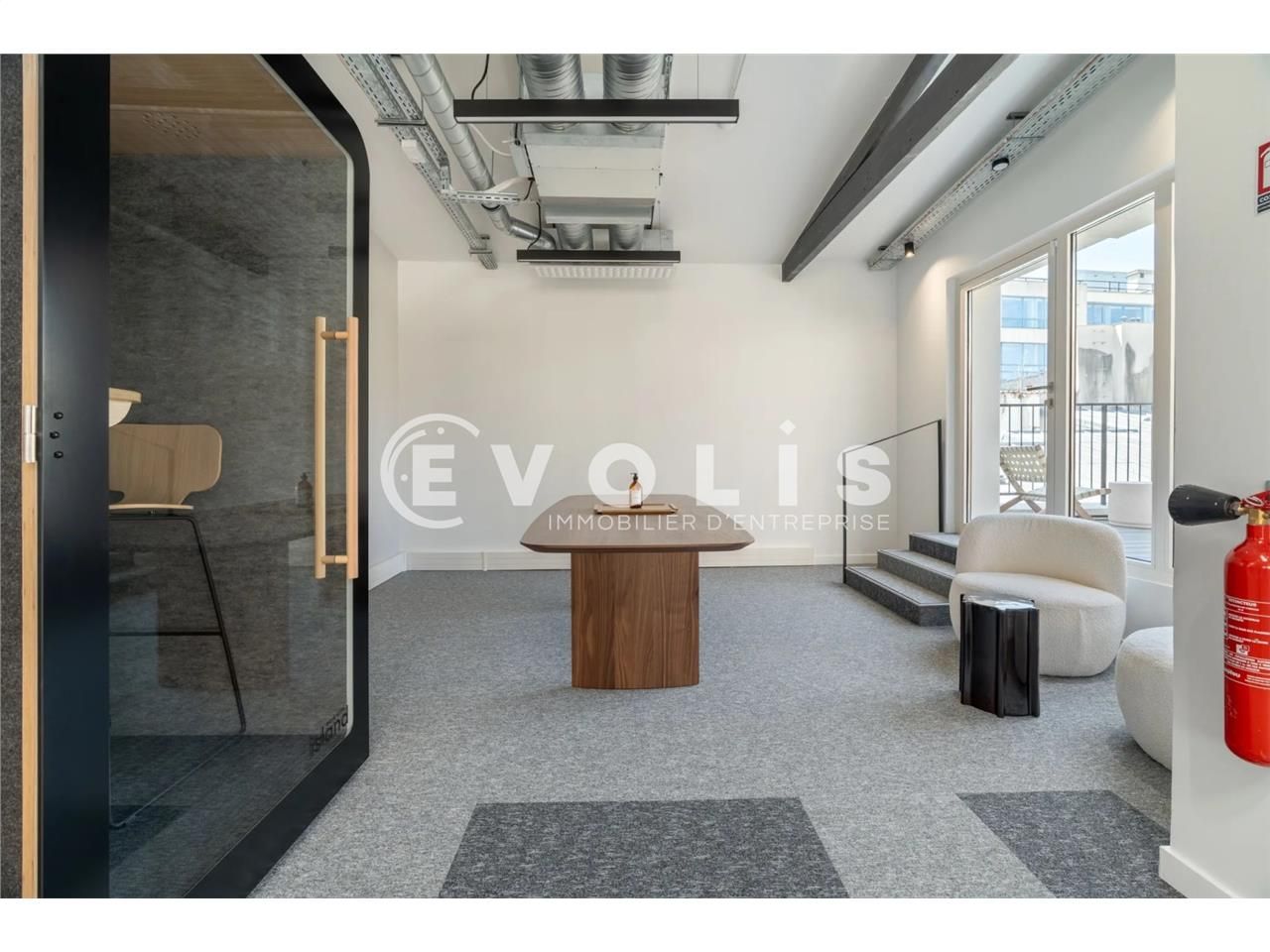 Emplacement de choix pour ces bureaux modernes à 