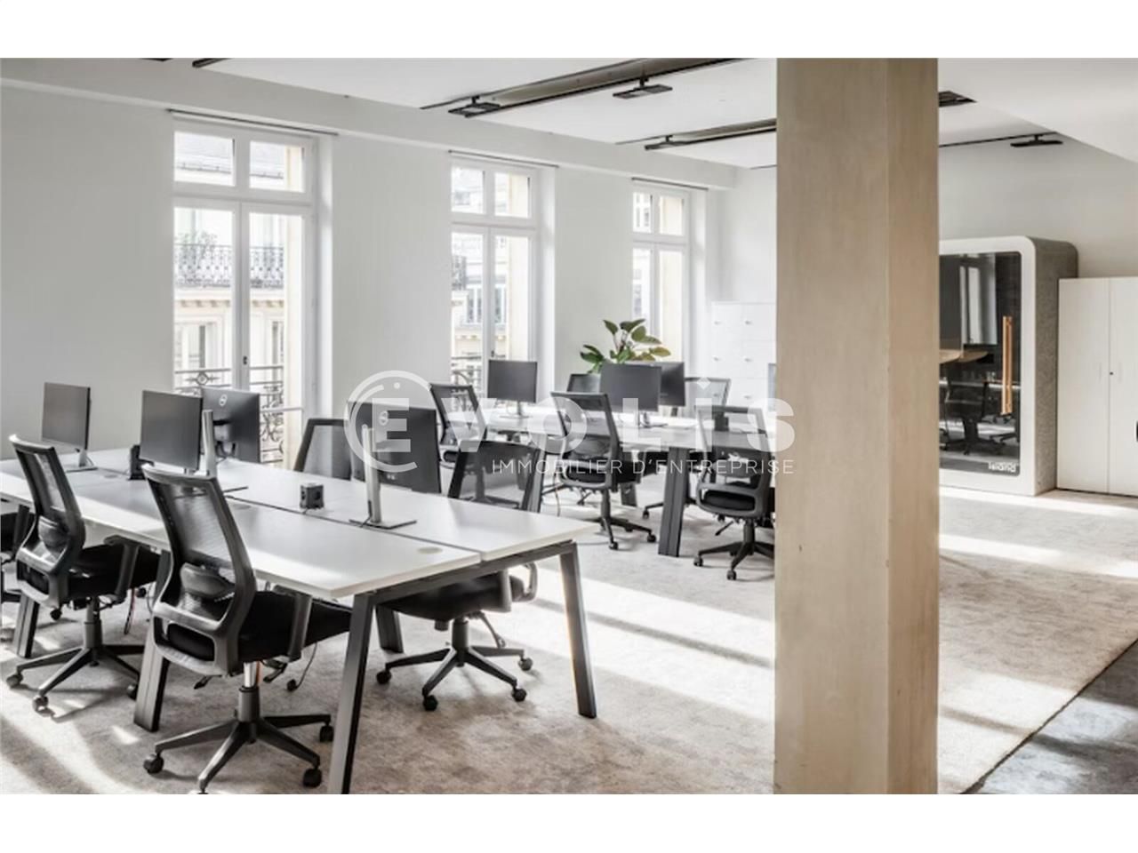EVOLIS vous propose 2 surfaces de bureaux à la lo