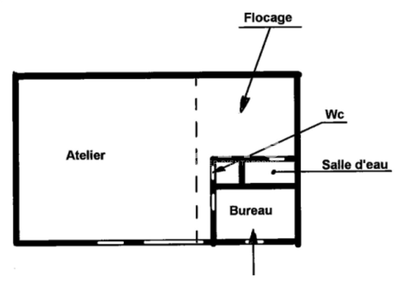 Location entrepots 310 m² non divisibles